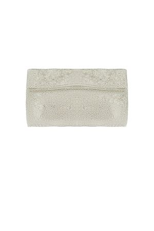 Varadero mini clutch bag in rhinestone knit TWENTYFOURHAITCH | BAG0005362PARG