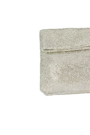 Varadero mini clutch bag in rhinestone knit TWENTYFOURHAITCH | BAG0005362PARG