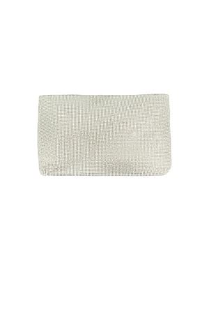 Varadero mini clutch bag in rhinestone knit TWENTYFOURHAITCH | BAG0005362PARG
