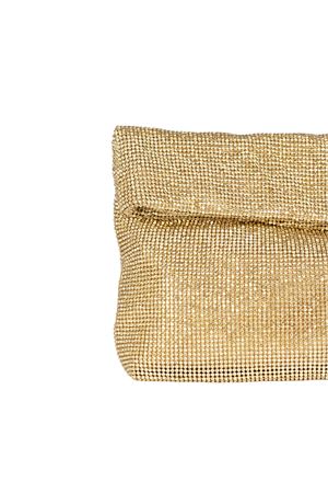 Varadero mini clutch bag in rhinestone knit TWENTYFOURHAITCH | BAG0005362PORO