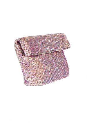 Varadero mini clutch bag in rhinestone knit TWENTYFOURHAITCH | BAG0005362PROS