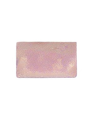 Varadero mini clutch bag in rhinestone knit TWENTYFOURHAITCH | BAG0005362PROS