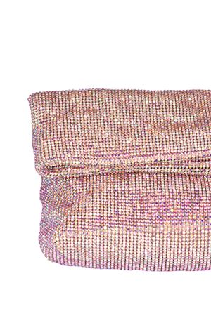 Varadero mini clutch bag in rhinestone knit TWENTYFOURHAITCH | BAG0005362PROS