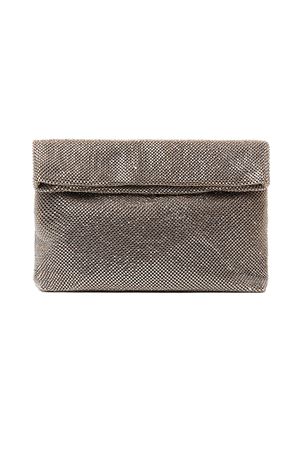 Dunham pewter maxi clutch bag TWENTYFOURHAITCH | LB1006962PARG