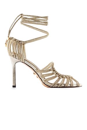 Sandalo Molì Oro con lacci alla caviglia TWENTYFOURHAITCH | S0109ORO62PORO