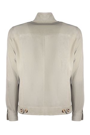 Giacca Plutone in camoscio beige chiaro VOLFAGLI | PLUTONEQARTICO