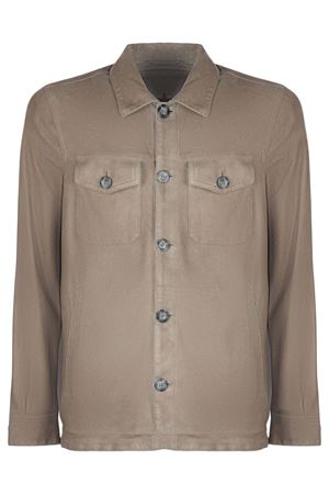 Giacca Urano in camoscio beige VOLFAGLI | URANOQGLACE