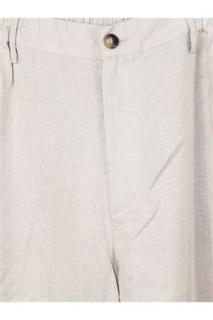 Pantalone misto lino beige WOC | 026PA145LI43