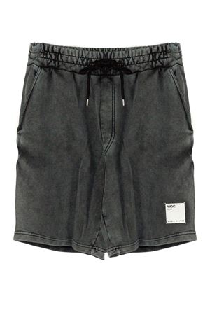 Bermuda in cotone grigio scuro WOC | 026SH116FL112