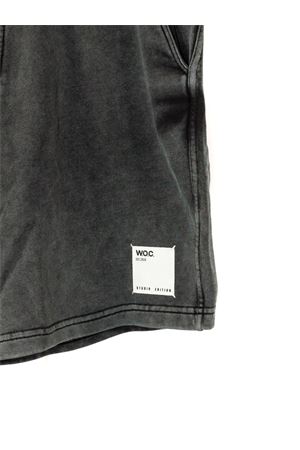 Bermuda in cotone grigio scuro WOC | 026SH116FL112