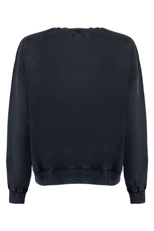 Felpa in cotone grigio scuro WOC | 026SW179FL112