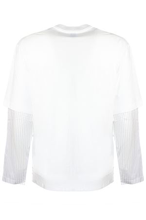 Maglia bianca in cotone WOC | 026TS087JE116