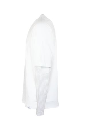 Maglia bianca in cotone WOC | 026TS087JE116