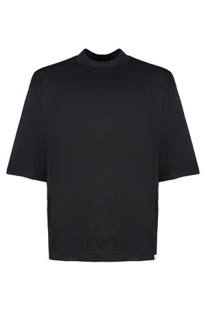 T-shirt in cotone nero WOC | 026TS174JE09