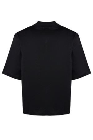 T-shirt in cotone nero WOC | 026TS174JE09