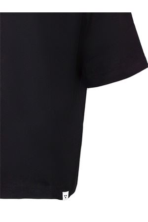 T-shirt in cotone nero WOC | 026TS174JE09