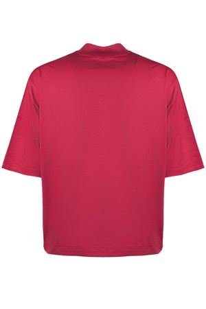 T-shirt in cotone rosso WOC | 026TS174JE110