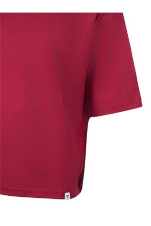 T-shirt in cotone rosso WOC | 026TS174JE110