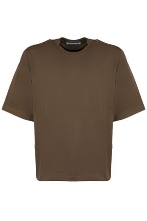 T-shirt in cotone verde WOC | 026TS180BO06