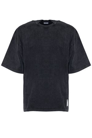 T-shirt in cotone grigio scuro WOC | 026TS180BO112