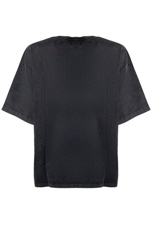 T-shirt in cotone grigio scuro WOC | 026TS180BO112