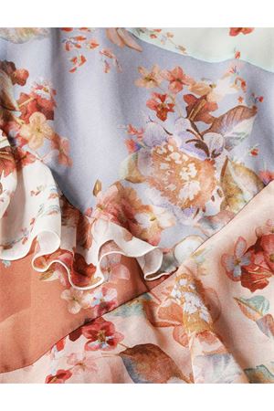 Awaken Frilled Slip Dress in Spliced Print ZIMMERMANN | 4997DRS261SPLPR