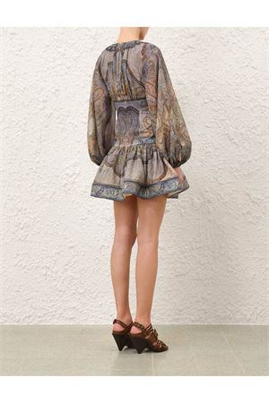 Wanderlust Mini Dress in Tapestry Blue Multi ZIMMERMANN | 5515DRS262TPBL