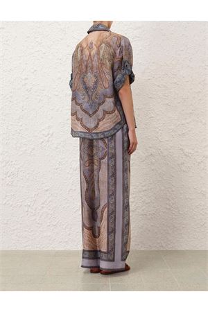 Pantaloni Wanderlust in blu Tapestry multi ZIMMERMANN | 5580PRS262TPBL