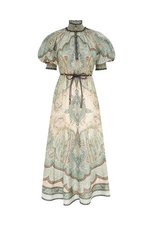 Wanderlust Billow Dress in Tapestry Teal Multi ZIMMERMANN | 5581DRS262TPTM