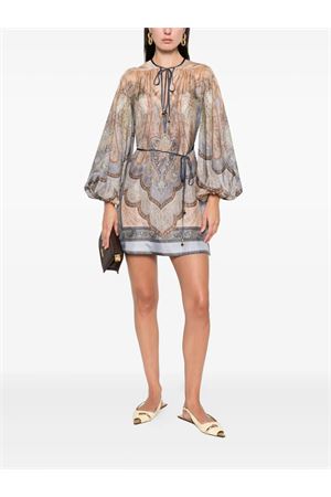 Abito corto Wanderlust in seta ZIMMERMANN | 5807DRS262TPBL