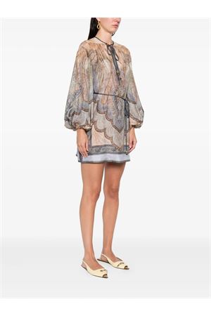 Abito corto Wanderlust in seta ZIMMERMANN | 5807DRS262TPBL