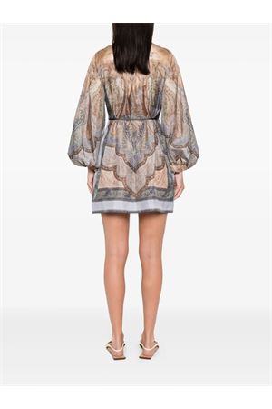 Abito corto Wanderlust in seta ZIMMERMANN | 5807DRS262TPBL