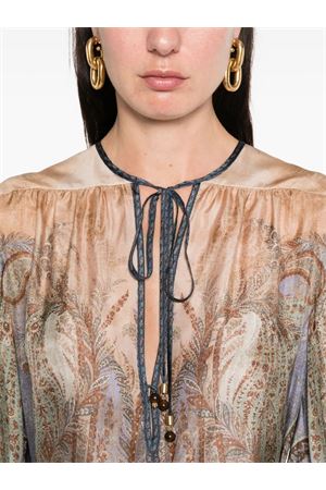 Abito corto Wanderlust in seta ZIMMERMANN | 5807DRS262TPBL