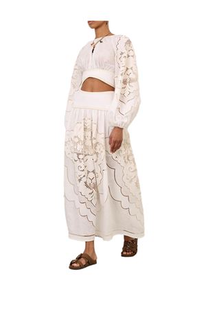 Daylight Embroidered Bodice in Cream ZIMMERMANN | 5974TRS263CRM