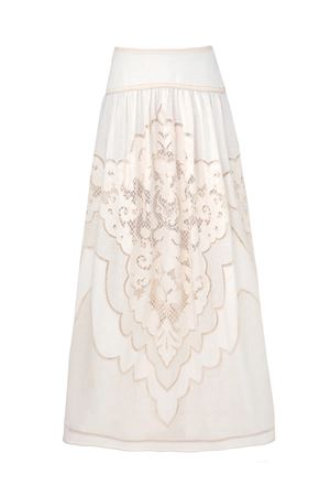 Daylight Maxi Skirt in Cream ZIMMERMANN | 6012SRS263CRM