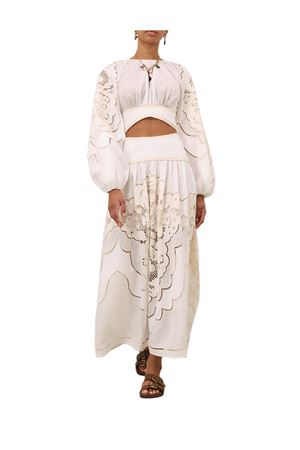 Daylight Maxi Skirt in Cream ZIMMERMANN | 6012SRS263CRM
