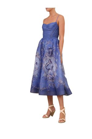 Rebellion Mermaid Picnic Dress in Blue Mermaid ZIMMERMANN | 6347DC261BLME