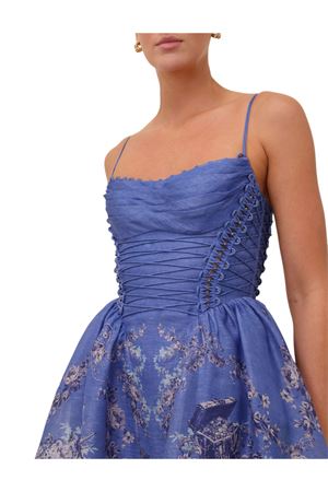 Rebellion Mermaid Picnic Dress in Blue Mermaid ZIMMERMANN | 6347DC261BLME