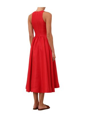Patience Midi Dress in Dark Red ZIMMERMANN | 6444DRS264DKRD