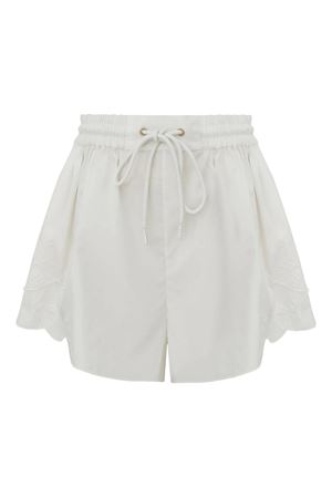 White cotton shorts ZIMMERMANN | 6887ARS263IVO