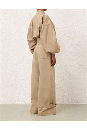 Rebellion Drawn Top in Beige Cotton ZIMMERMANN | 6916TC261BEG