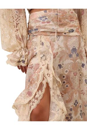 Rebellion Lace Maxi Skirt in Cream Floral ZIMMERMANN | 7243SC261CRF