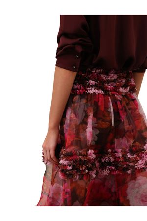 Luna Ruffle Midi Skirt in Chocolate Rose ZIMMERMANN | 7406SS261CHRO