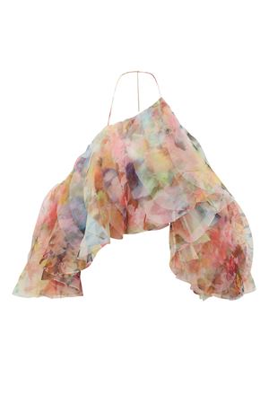 Luna Fanned Camisole in Spliced Floral ZIMMERMANN | 7470TS261SPLIFLO