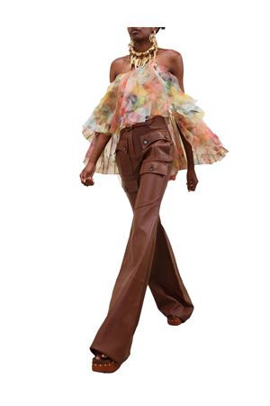 Luna Fanned Camisole in Spliced Floral ZIMMERMANN | 7470TS261SPLIFLO