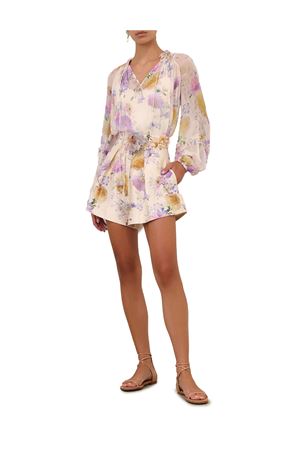 Luna Ruffle Billow Blouse in Cream Dahlia ZIMMERMANN | 7921TS261CRDA