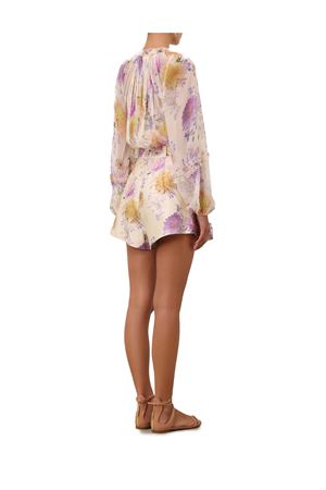 Luna Tuck Short in Cream Dahlia ZIMMERMANN | 7922AS261CRDA