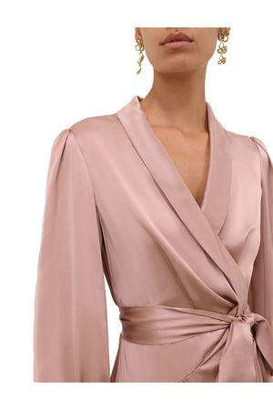 Mini Abito A Portafoglio In Seta In Rosa Polvere ZIMMERMANN | 8067DS26RDSTYRSE