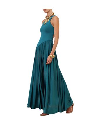 Abito In Jersey Asimmetrico Luna In Verde Petrolio ZIMMERMANN | 8481DS261TEAL