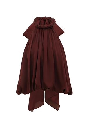 Luna Billow Halter Top in Wine ZIMMERMANN | 8795TS261WNE